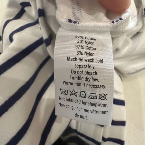 Janie & Jack boys one piece blue white 12-18 months - Picture 8 of 8